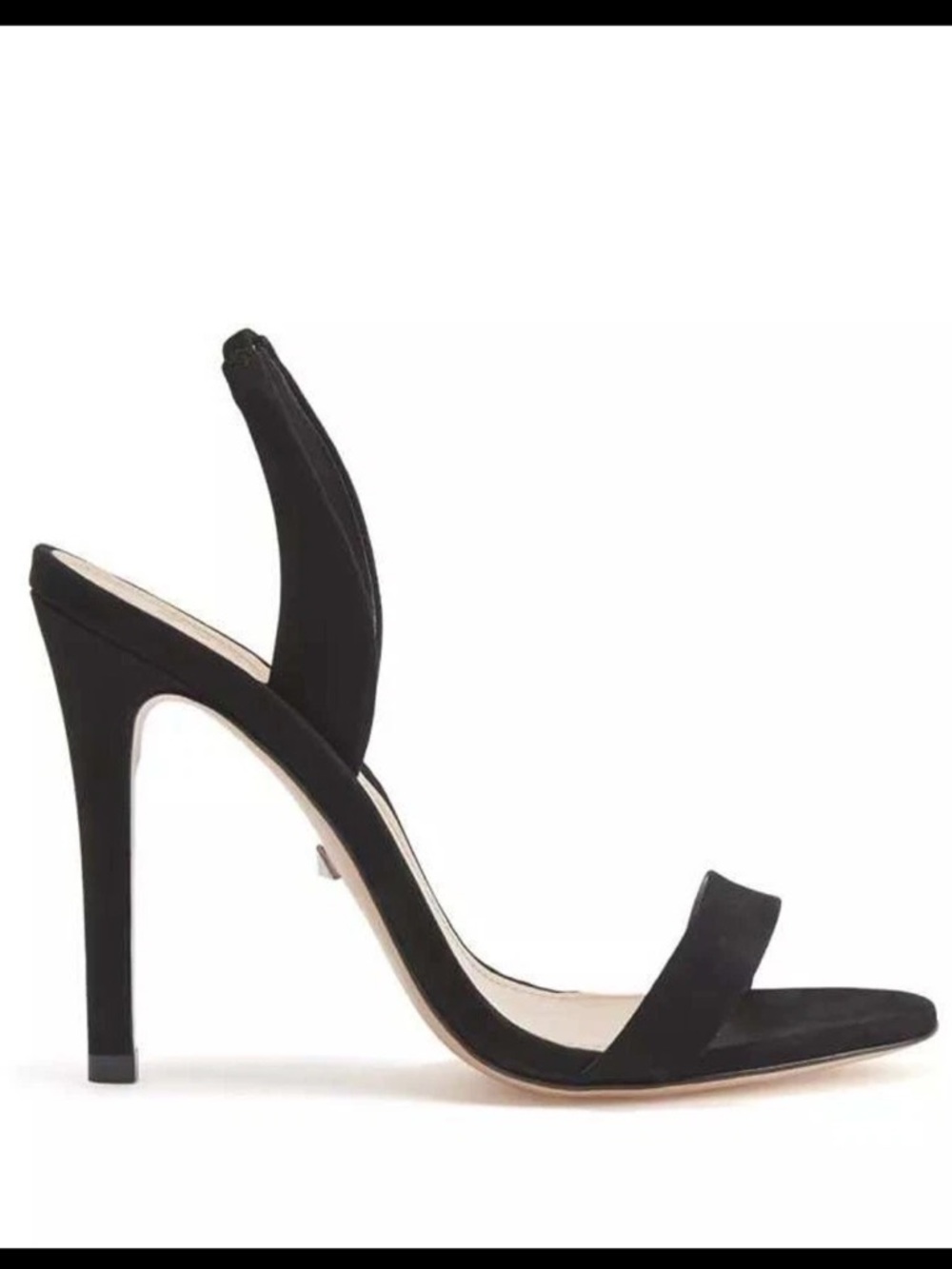 Schutz Luriane Black Stiletto Slingback Heels Sz 10